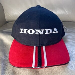 Choko Motorsports Honda Hat, Cap, Baseball Red Black & White NWT